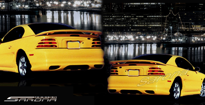 Custom Ford Mustang  Coupe & Convertible Rear Lip/Diffuser (1994 - 1998) - $390.00 (Part #FD-001-RA)